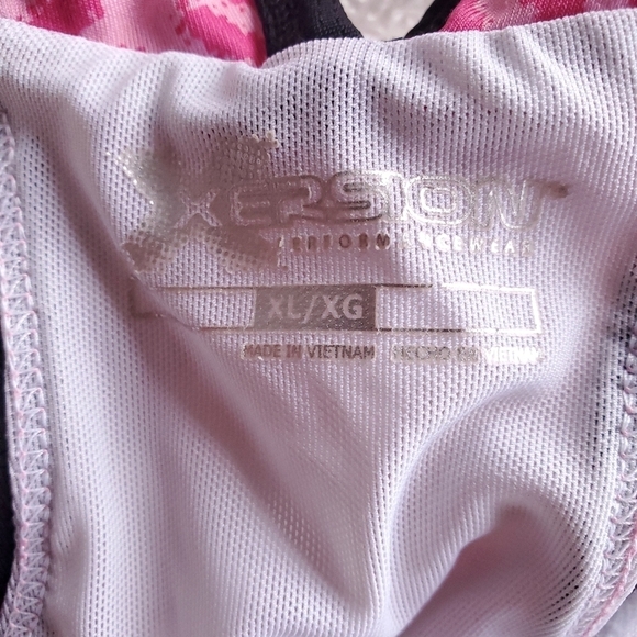 Xersion Workout Exercise Tank Top Pink|White Women's Size XL - Picture 3 of 3
